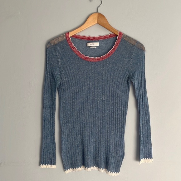 Isabel Marant Etoile Scoop Neck Long Sleeve Top - Picture 8 of 16